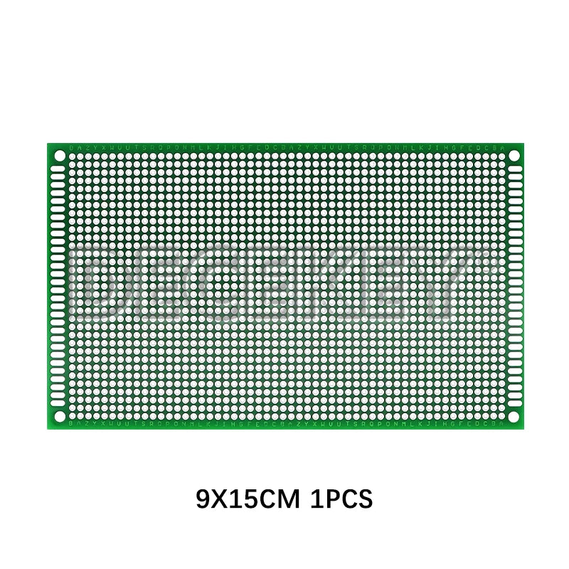 Double side PCB 2.54mm FR-4 7x9 6x8 5x7 4x6 3x7 2X8 12x8cm 9x15cm DIY Universal printed circuit PCB board protoboard 6*8 5*7