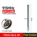 Wifi Lora Outdoor Fiberglass Antenna 868/915MHZ CDEBYTE TX915-BLG-26 N-J Connector 3-6dBi Waterproof for Router Modem Aerial