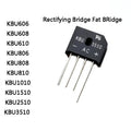 5PCS KBU1010 KBU-1010 10A 1000V diode bridge rectifier KBU1510 KBU808 KBU810 KBU606 KBU608 KBU610 KBU806 KBU2510 KBU1510 KBU3510