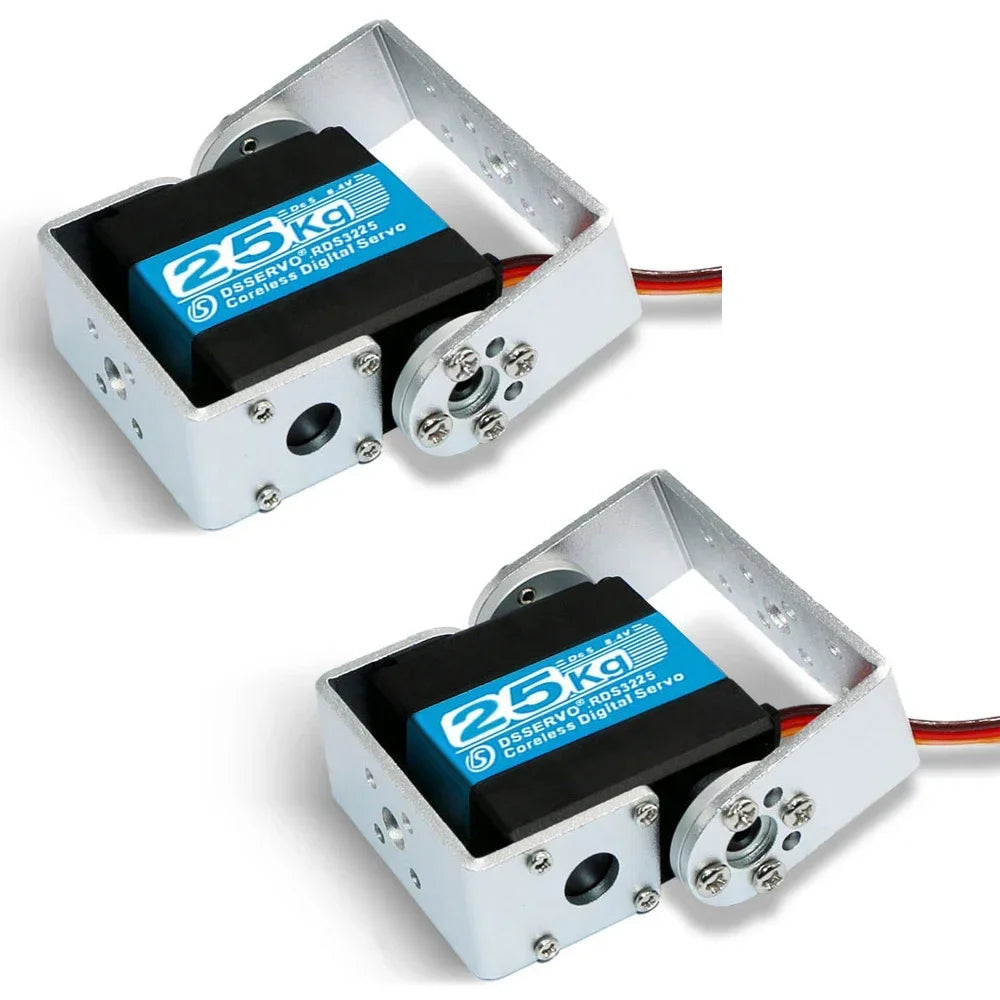 High Speed Torque Dsservo Robot Digital 25kg Servo RDS3225 Metal Gear U Bracket IP66 Waterproof Motor For Arduino RC Car DIY Toy