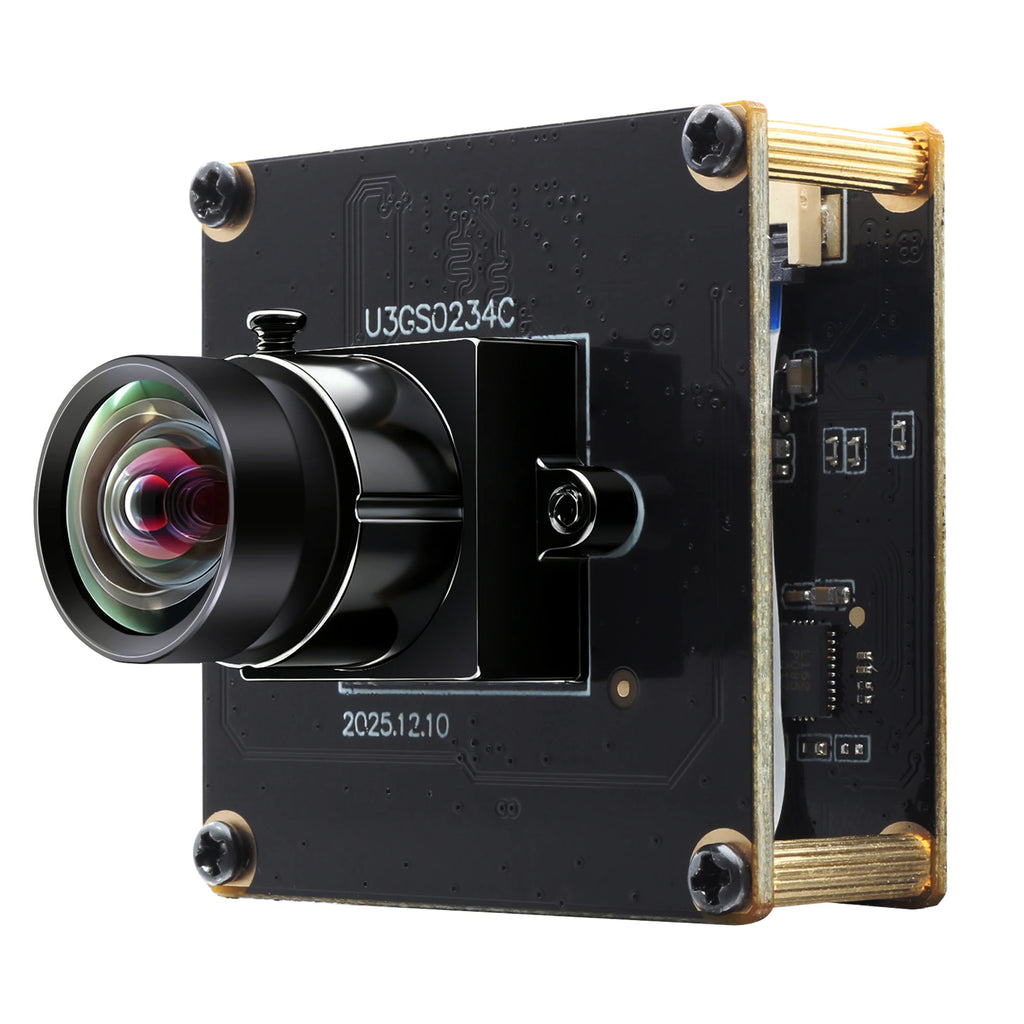 ELP 1200P 2.3MP Global Shutter USB 3.0 Camera Module High Speed 120fps 200fps Color Webcam UVC Plug and Play Industrial Camera