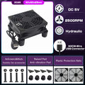YOUNUON 5V USB Router Fan 80mm/92mm/120mm/140mm/240mm  DIY /TV Box /Desktop Fan  W/Protectiong Net