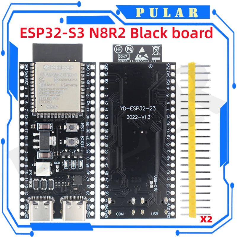 ESP32 ESP32-C3 AI-C3 ESP32-C3-DevKitM-1 N16R8 ESP32-S3-DevKit C ESP32-C3-MINI-1 AI-S3 ESP32-S3 Dual Type-C USB development board