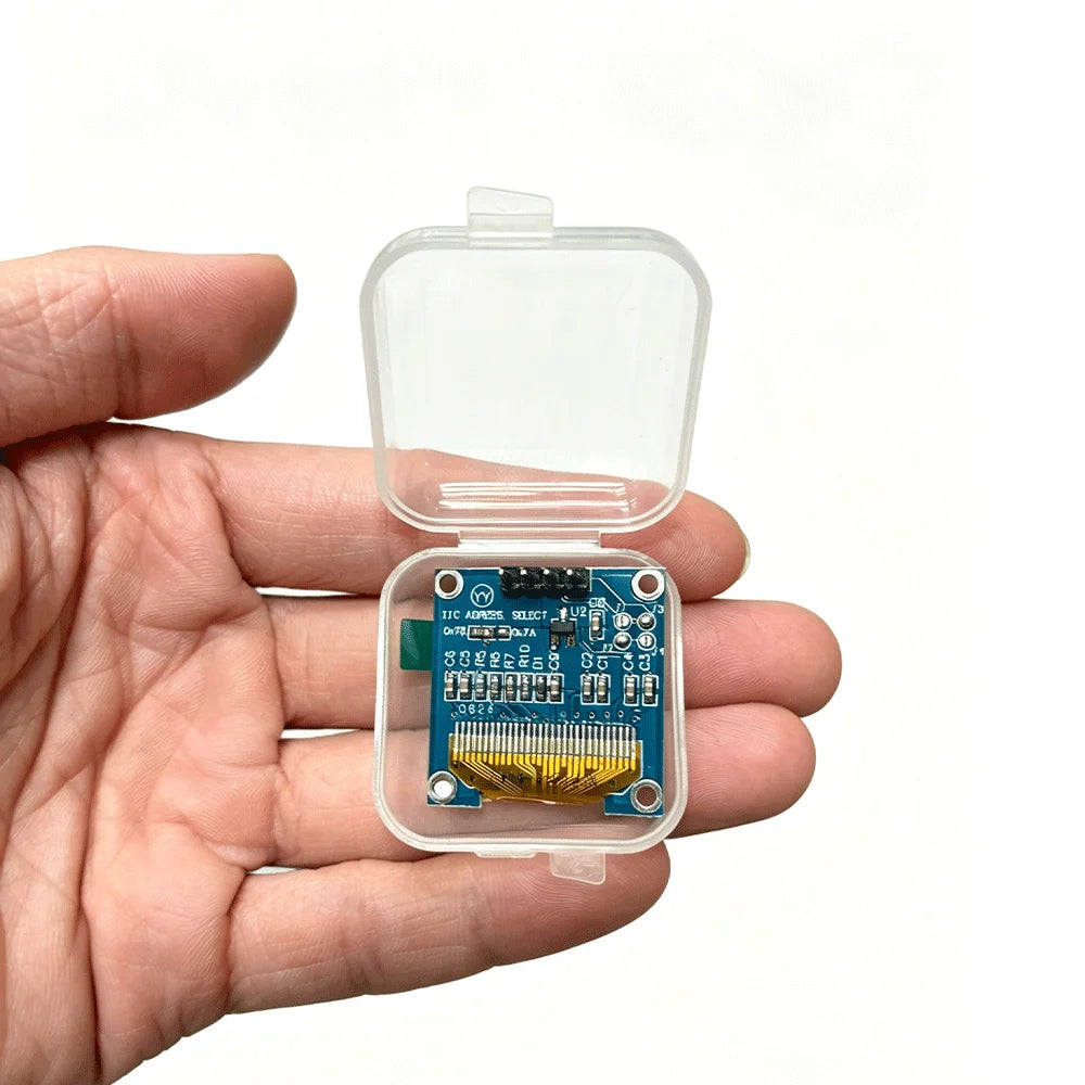 1/3/5Pcs 0.96' OLED Display Module 128x64 SSD1306 I2C Compatible with Arduino Raspberry Pi ESP32 Luminous OLED Display Board
