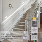 24V Running Water Flowing LED Strip Light 2in 1 PIR Motion Sensor Stair Controller for WS2811 Pixel Chasing Effect Tape Lamp