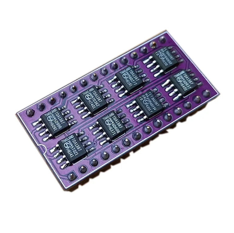 TDA1541 DAC decoding board with TDA1387 IC and QN7220P  coaxial fiber USB port
