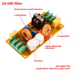 Power Supply Filter EMI High Frequency Filter EMI Power Filter AC110-220V 2A 4A 10A 20A Filtering Board