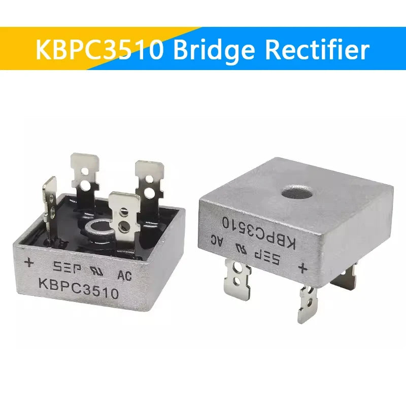KBPC5010 Diode Bridge Rectifiers Diodes KBPC 606 610 1010 1510 2504 2508 2510 3504 3506 3510 GBPC 5010 W SKBPC3516 Power Diodes