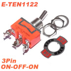 5pcs Toggle Switch Latching On-Off On-On On-Off-On E-TEN1021 1122 1221 1321 Power Button Switch 250V 15A Toggle Switch