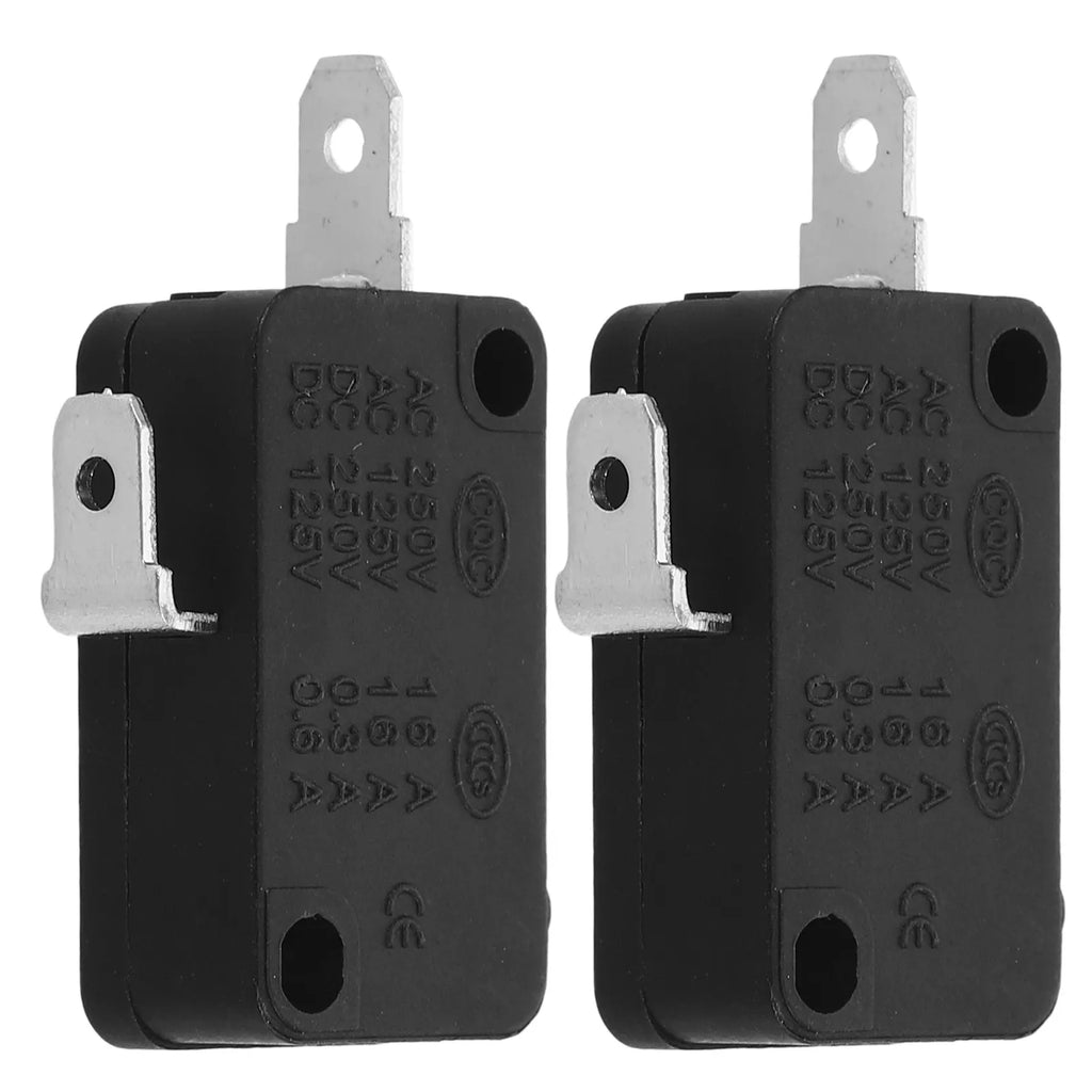 2Pcs Microwave Door Switch Universal Micro Momentary Replacement for Home Appliance Microwave Oven Fridge Washing Machine