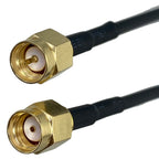 RG174 SMA RP SMA to SMA RP SMA Male & Female Nut Straight & Right Angle Connector RF Coaxial Jumper Pigtail Cable 4inch~10FT