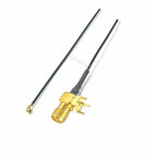 10 pcs Extension 50ohm Short RP-SMA/SMA Female Right Angle PCB Mount to Ufl U.FL Connector Pigtail Cable 5cm 10cm 15cm 20cm