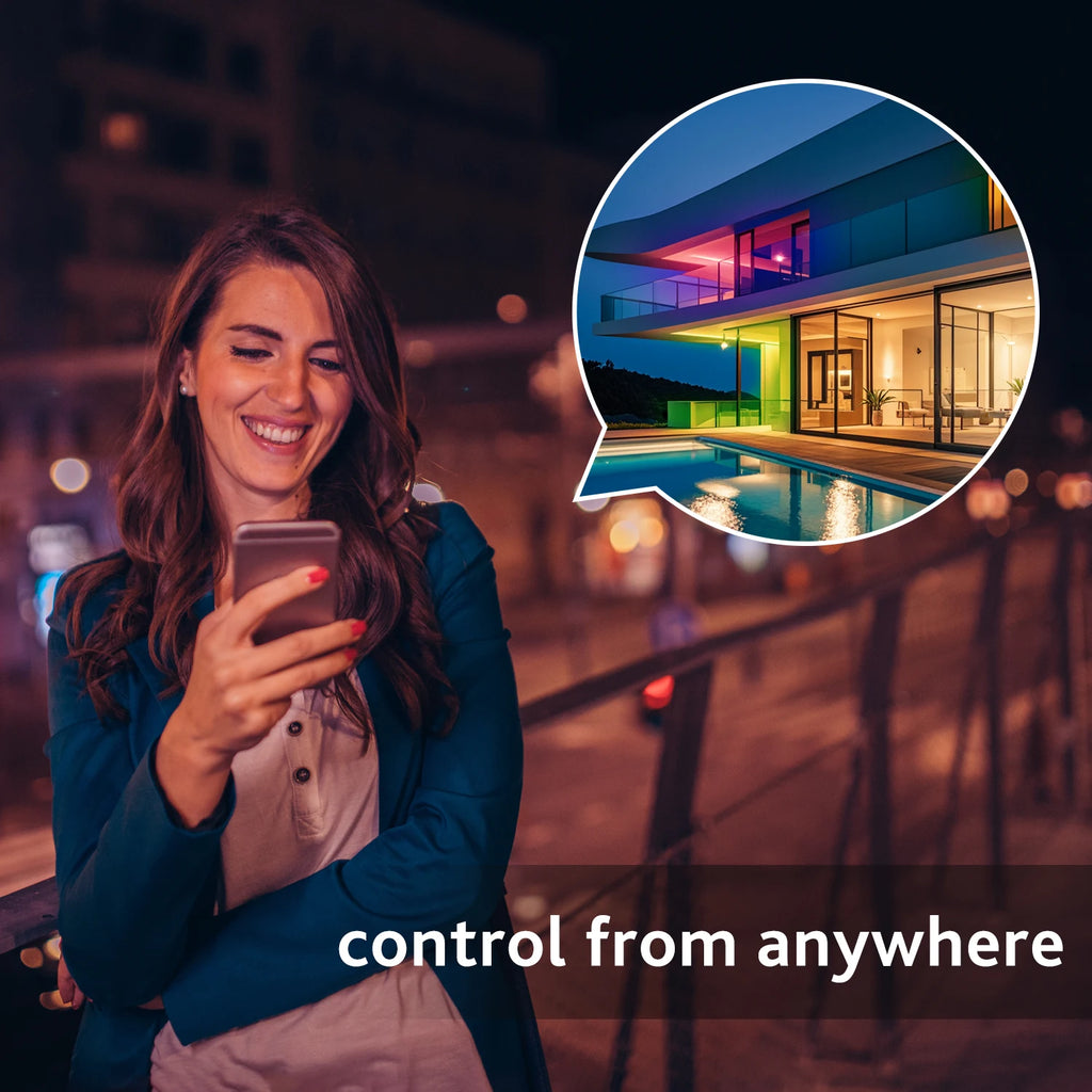 1-10PCS 5W Smart LED Downlight WiFi Ble Ceiling Lamp RGB Lamp APP Remote Control Color Changing Light for Google Alexa Home