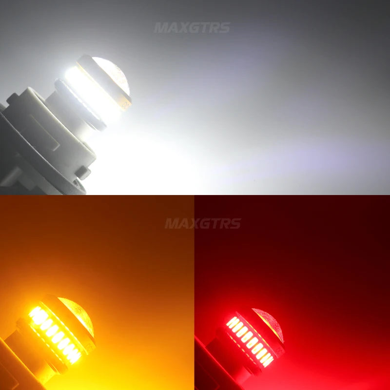 2x 10-48V 1156 BA15S P21W 2405 1157 P21/5W 2412 Bau15s BAY15D 2409 Car Bulb LED Lamp Reverse Brake Turn Signal Light 24V Amber