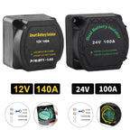 140A Battery Isolator Parallel for Camper Batteries Charging Relay VSR 12V Split for Car RV's Boat Marine Camper Truck