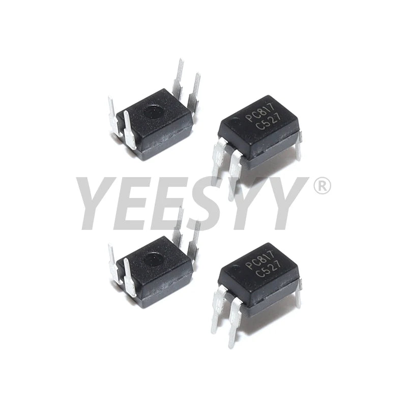 50PCS PC817 PC817C Optocoupler FL817C PS817C DIP4 DIP Opto Coupler New and Original Optical Isolation IC Chip 817C EL817 5v
