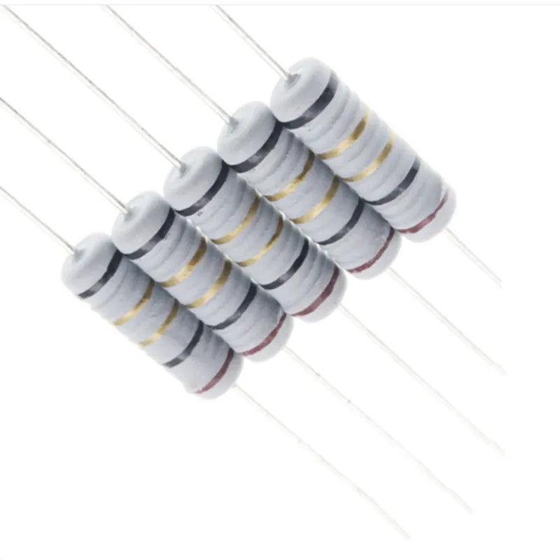 Wire Fuse Wirewound Resistor Fuse Resistance 0.5W 1W 2W 3W 0.1 0.15 0.22 0.33 0.47 0.5 1 1.5 2.2 3.3 4.7 5.1 10 20 47 68 100Ohm