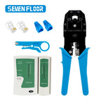 RJ45 RJ11 RJ12 Computer Network Repair Tool Kit LAN Cable Tester Wire Cutter Screwdriver Pliers Crimping Maintenance Tool Set