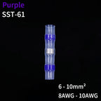 10/50/500pcs Solder Seal Wire Connectors 3:1 Crimp Heat Shrink Insulated Electrical Terminals Butt Splice Waterproof Sleeve