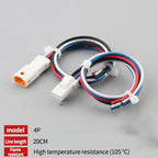 1 Set JST Automobile Car Waterproof Connector 2/3/4/6/8Pin Male&Female Harness Plug Socket with 15CM Wire 0.6MM JST02T/02R-JWPF