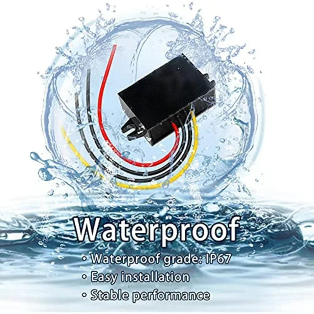 12V 60V 48V 36V 24V to 12V 1A-5A Step-down 60V-12V Buck Truck Boat Car Power Supply Voltage Regulator Transformer DC Converter