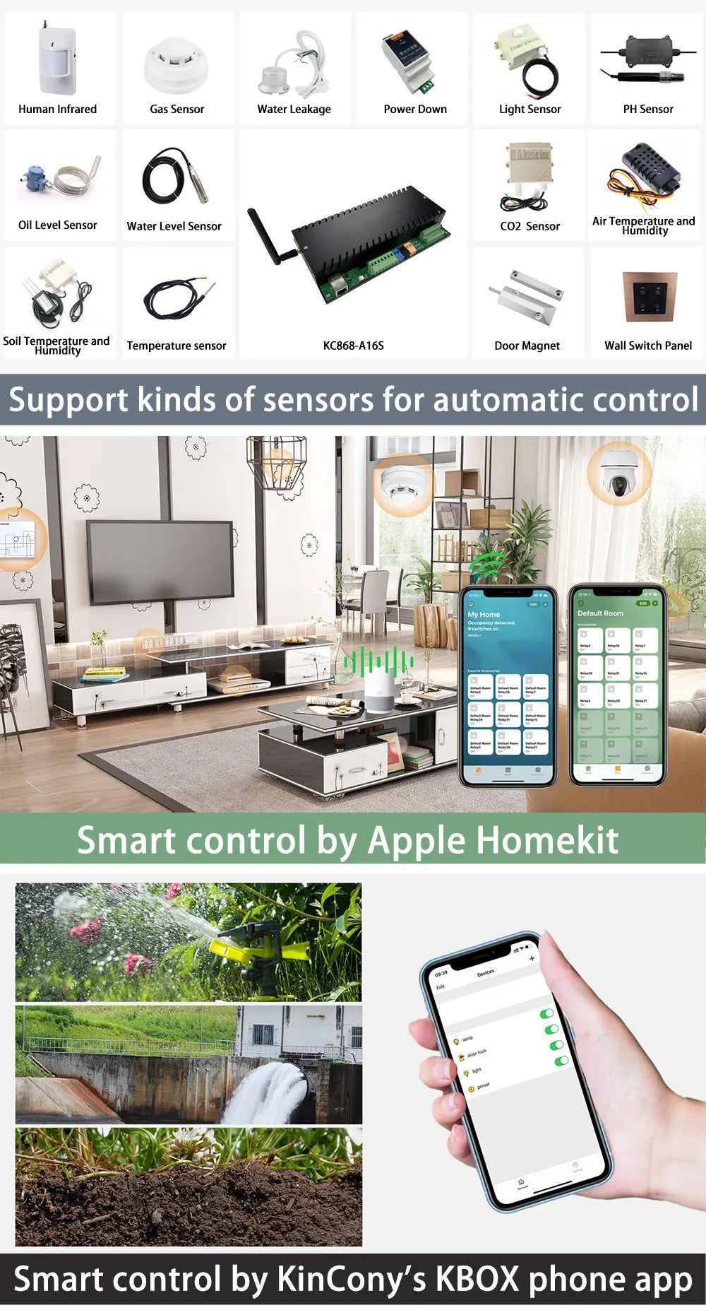 KC868-A16S 16CH ESP32 Relay Board Ethernet Wifi Switch MQTT TCP HTTP ESPhome Smart Home Assistant Tasmota 2/4G RTC DS3231 Module