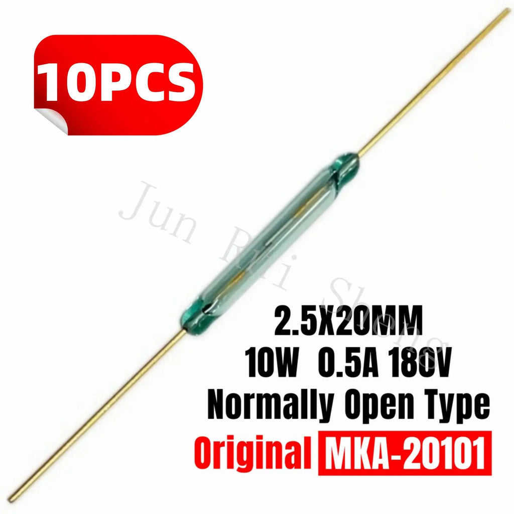 10PCS Original Reed Switch MKA07101/10110/14103/16101/20101/50202 7MM/10MM/14MM/16/20/50MM Normally Open Magnetic Contact Sensor