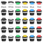 5/20Pcs Round-shape Push Button Switch ON OFF 2Pin ON-OFF R13-507 16mm Momentary Electric Power Switch R13 507 Switches