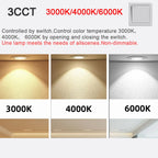 Recessed Round LED COB Ceiling Spot Light 3CCT Tuya Bluetooth/ Zigbee Matter Fixtures Lighting Indoor Smart Lamp Lighting