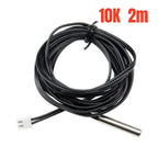 Thermistor Waterproof Temperature Controller Sensor Probe W1209 STC-1000 W3001 Thermostat 0.5m/1m/2m/3m DS18B20 NTC 10K 1% 3950