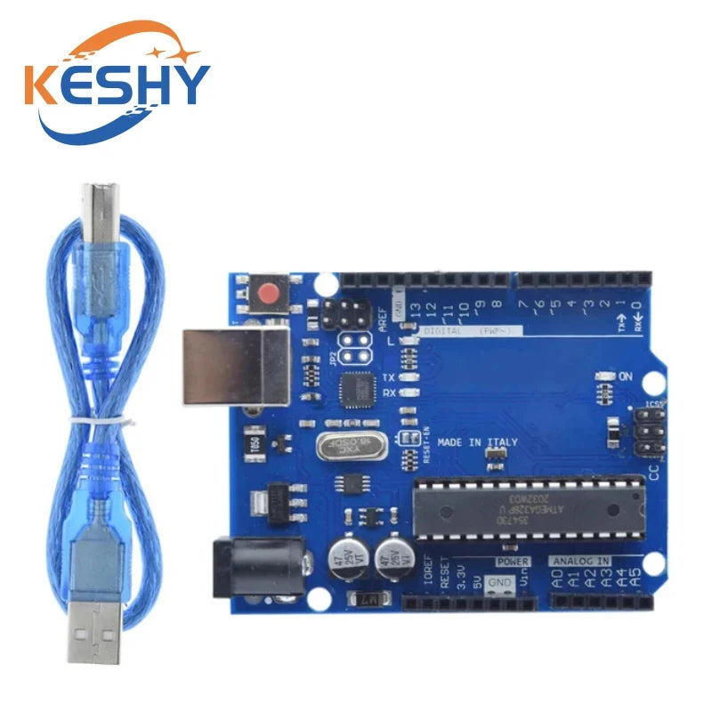 UNO R3 Development Board ATMEGA328P CH340 / ATEGA16U2 Compatible For Arduino with Cable R3/R4 UNO Proto Shield Expansion Board
