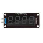 TM1637 0.56 inch Digital Tube Clock Module 4-Digit 7 Segments Double Dots LED Display for Arduino Red Blue Green Yellow White