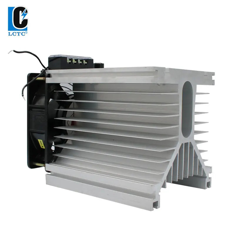 LCTC Radiator With Fan For Three Phase Solid State Relay SSR Heat Sink 100A 120A 3-phase Relay DC 48V Y-150