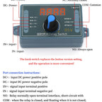 DC 5V 12V 24V 10A Adjustable Time Delay Relay Module LED Digital Timming Relay Timer Delay Trigger Switch Timer Control Switch