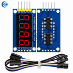 ‌4-Digit 7-Segment LED Display Module with 74HC595 Shift Register (Serial Interface) for Arduino