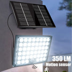 Super Bright 184 LED Solar Light Outdoor Motion Sensor Solar Wall Light IP65 Waterproof 3 Working Modes Solar Floodlight