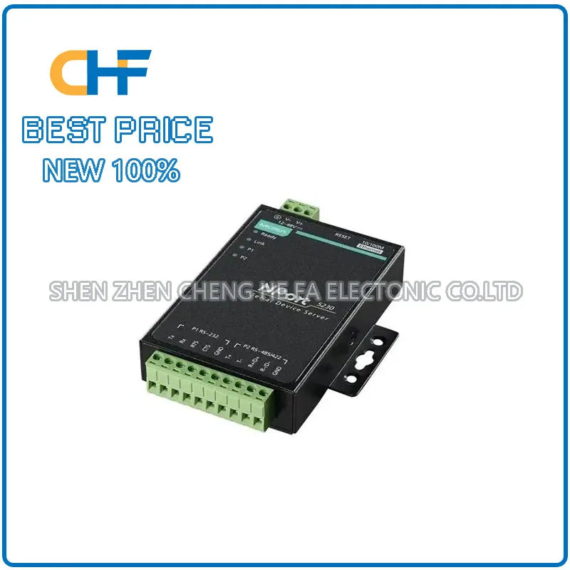 NPort 5230-T Taiwan MOXA RS232/RS485 networked server 2 serial port wide temperature brand new original stock