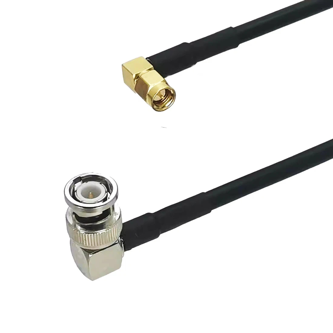 Wireless Patch Lead Cable SMA Male Right Angle to BNC Plug 90-Degree Adapter RG58 50cm/100cm Wholesale New