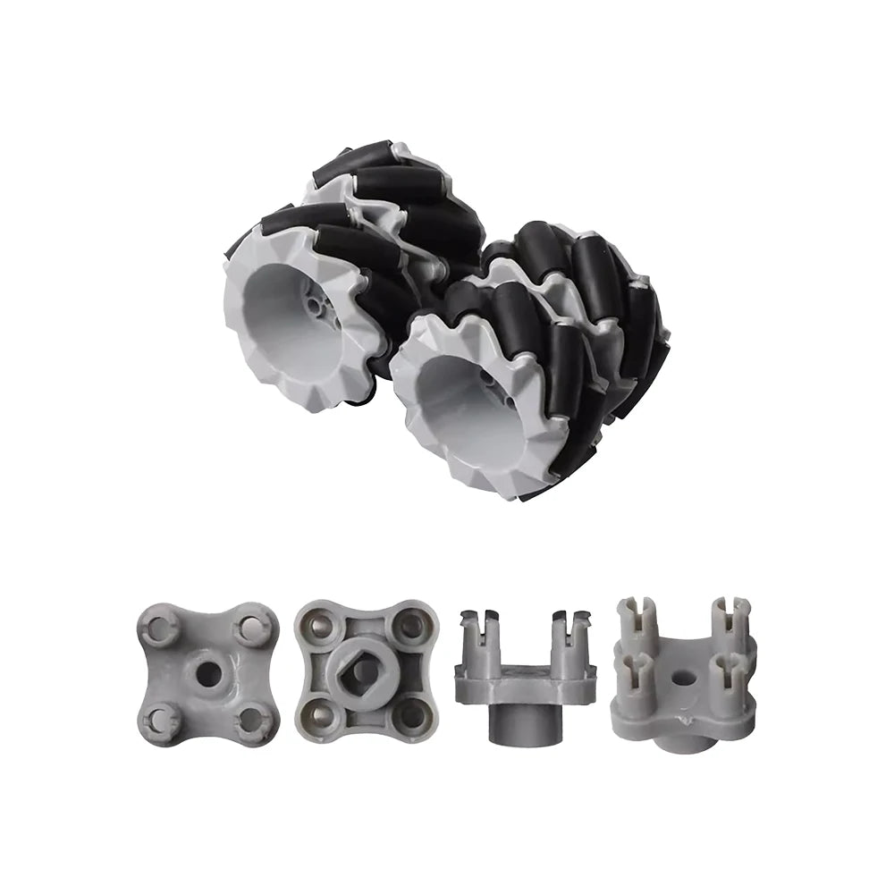 65mm Mecanum Wheel Omni-Directional Smart Car Robot DIY Building Blocks TT Motor Wheel Set of Four