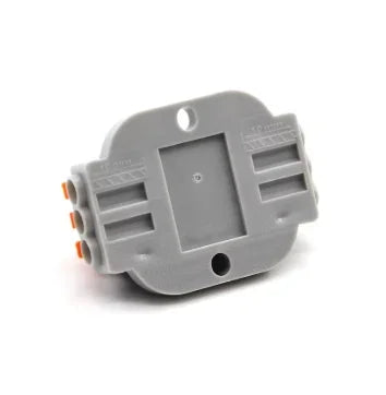 2P-30P Lever Electrical Wire Connector Terminal Block Electrical Cable Connectors Wire Terminals 1 In 1 Out Screw Mount 600V 32A