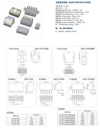 10Pcs 5557 4.2mm Black Automotive Connector Male Plug Housing 2*1Pin-2*12Pin for PC/Computer Graphics Card PCI-E Power