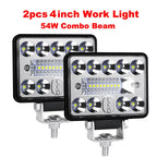 4'' 5'' 6'' 7 Inch LED Light Bar Offroad Spot Flood LED Work Light for Truck Car Boat Tractor 4x4 Atv Headlights 12V 24V