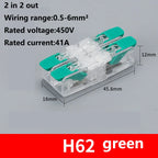 Quick Wiring Terminal Push-in Wire Connector Splitter Mini Universal High power Butt Terminal Block Led Light 1 in Multiple Out
