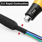 1~50m Braided Cable Sleeve Diameter 4~30mm PET Heat Shrink Tube Insulation Flam Retardant Shrinkable Wire Wrap Sheath Organizer