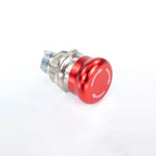Metal Emergency Stop Push Button Switch Latching 12V-250V Stainless Steel Red Mushroom 16 19 22 25MM 1NO1NC Momentary