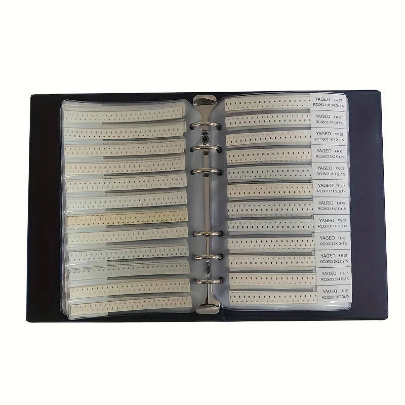 SMD Capacitor Booklet 0603 0805 1206 0201 0402 Resistor Pack Capacitive Device Sample Book