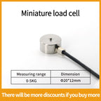 5kg 10kg 20kg 100kg 200kg 500kgminiature Compression Load Cell Diameter 8/10/13/20mm Mini Pressure Push Pull Force Button Sensor