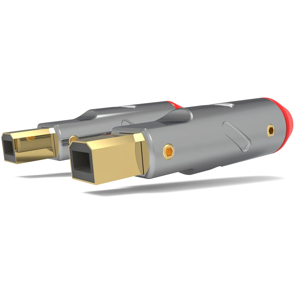 Monosaudio A51/B51HI-END USB2.0 USB Plug Connector Type A B HiFi DIY DAC USB Cable 24K Gold Plated Bronze