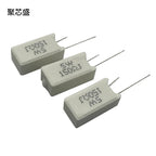 10pcs/lot    Vertical cement resistance 5W 10R/15/22/4/30/33/47/51/100/330/470/1K/10K