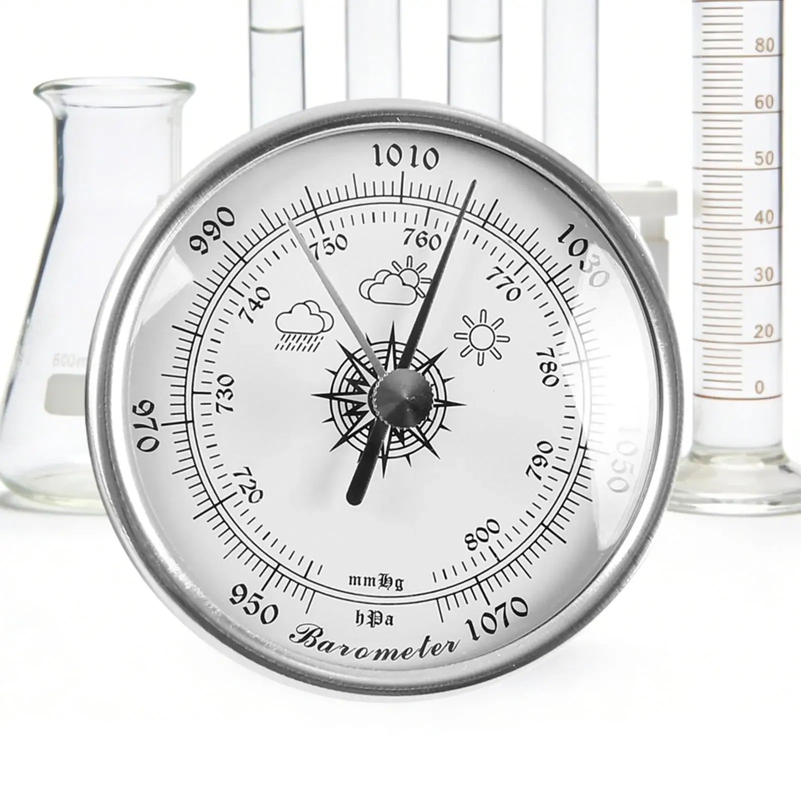 Portable Outdoor Automatic Pressure Gauge High 72mm Precision Weather Barometer Indicator Fishing Weather Station Pressure Gauge